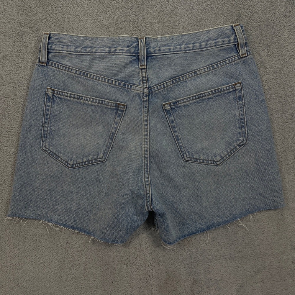 Outerknown Jean Shorts Womens 28 Blue The Beachcomber Cut-Offs Sea Denim Organic - Picture 3 of 11